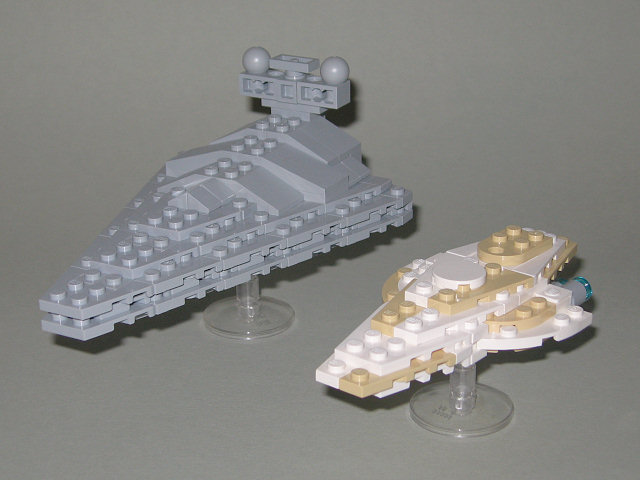 to scale with the Imperial Star Destroyer