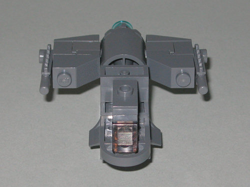 Landing position Front view